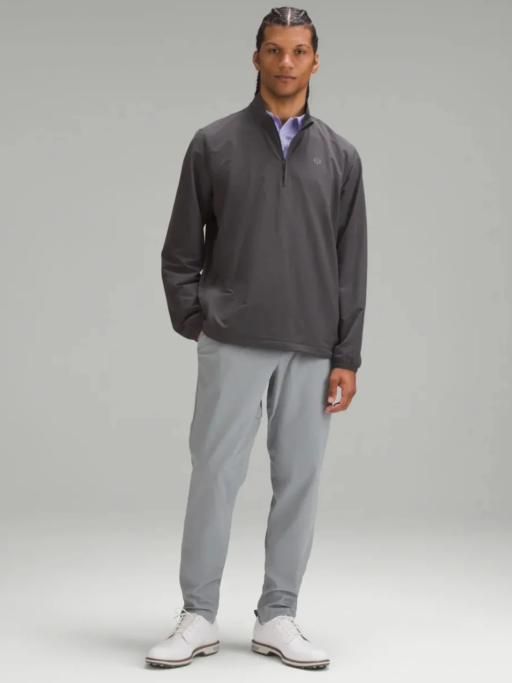 Lululemon Athletica Men's Golf Half-Zip Windbreaker- Size XXL